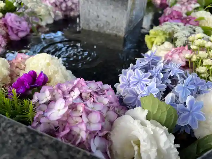 新琴似神社の手水舎