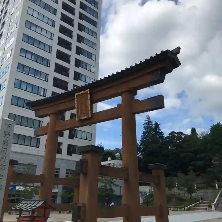 宇都宮二荒山神社の鳥居