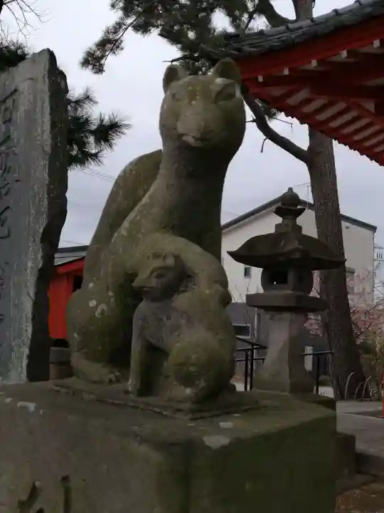 稲荷神社の狛犬