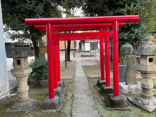 新井天神北野神社の鳥居