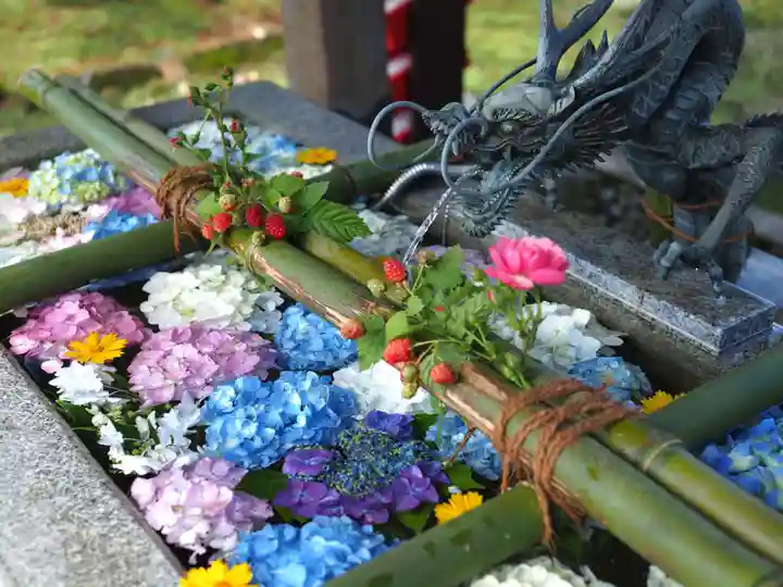 今市報徳二宮神社の手水舎