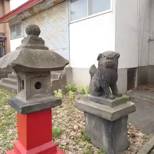 能島水天宮の狛犬