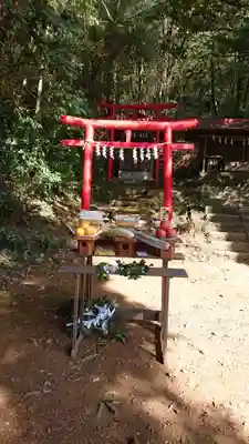 阿豆佐味天神社の鳥居