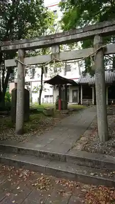 蠣崎神社の鳥居