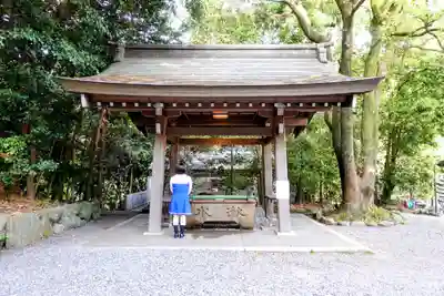 氷上姉子神社(熱田神宮摂社)の手水舎