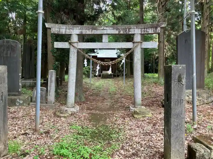 上台星宮神社の鳥居