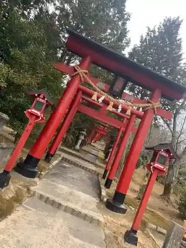 長澤稲荷神社の鳥居