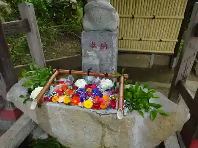 田間神社の手水舎