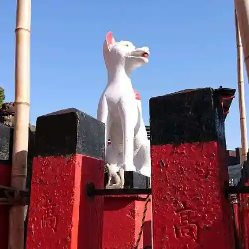 熊本城稲荷神社の狛犬