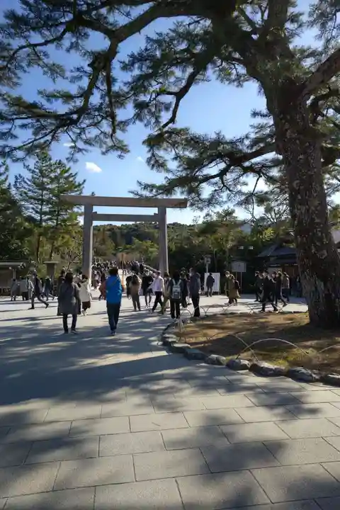伊勢神宮内宮(皇大神宮)の鳥居