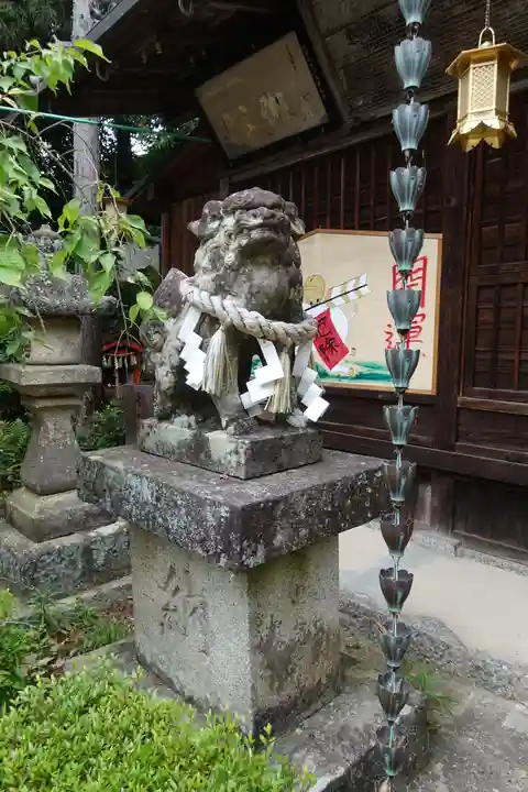 葛上神社の狛犬