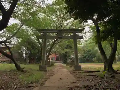 諏訪神社の鳥居