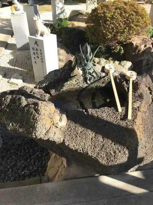 松江宗忠神社の手水舎