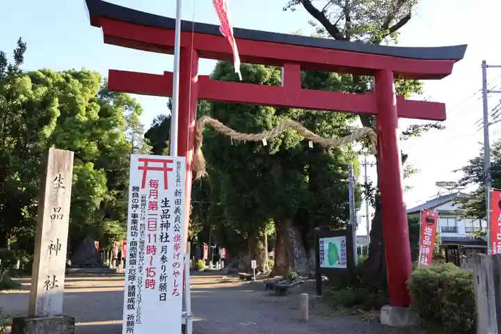 生品神社(群馬県)
