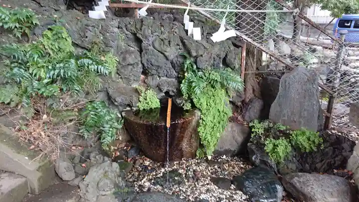 中目黒八幡神社の手水舎