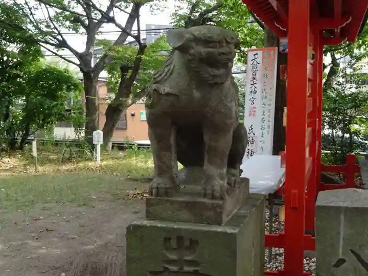 久里浜八幡神社の狛犬