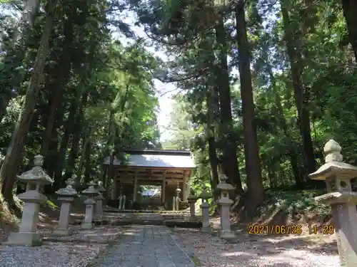 桙衝神社の山門・神門