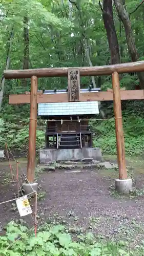 大沼駒ケ岳神社の鳥居