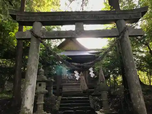 山神水神社の鳥居