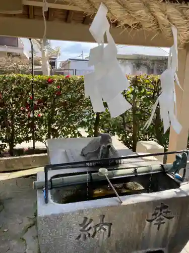 稲爪神社の手水舎