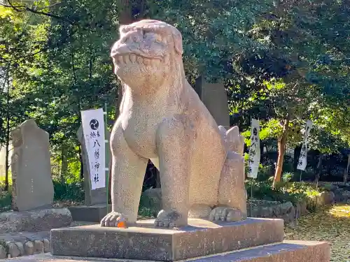 三ケ尻八幡神社の狛犬