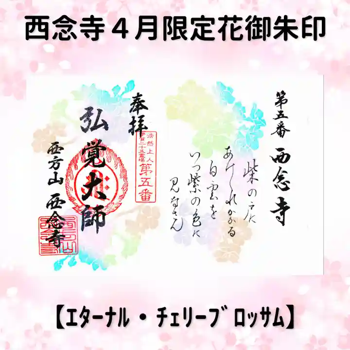 浄土宗 西念寺の御朱印