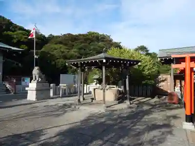 本牧神社の手水舎