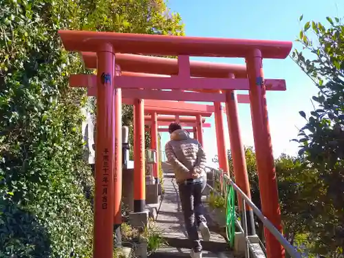 荒熊神社の鳥居