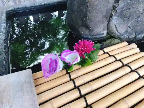 片岡神社の手水