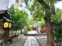 洲嵜神社の鳥居