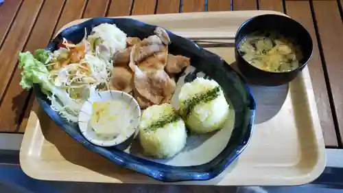 阿波々神社の食事