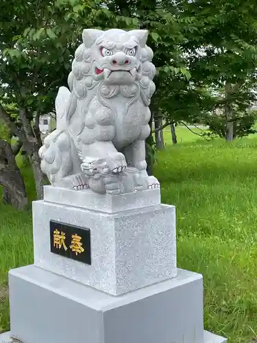 大楽毛神社の狛犬