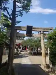 元郷氷川神社の鳥居