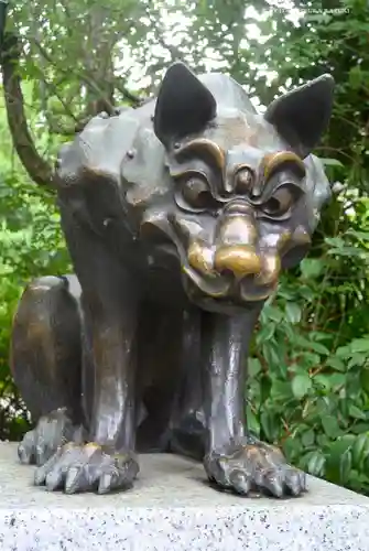 稲毛神社の狛犬