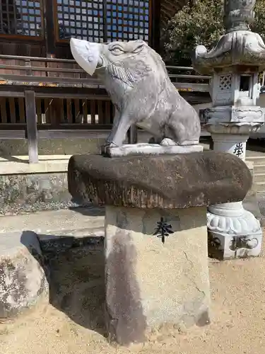 和氣神社（和気神社）の狛犬