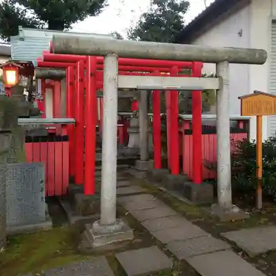 新井天神北野神社の鳥居