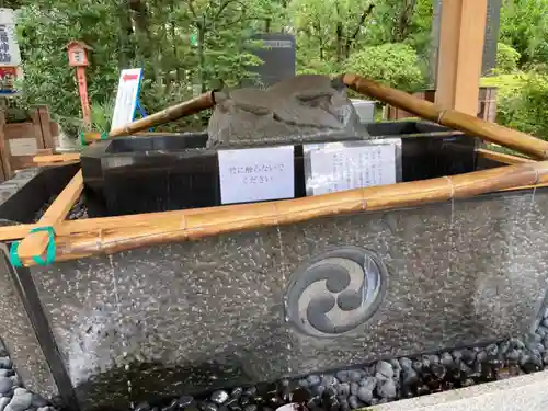 亀ケ池八幡宮の手水舎