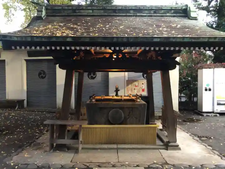 七社神社の手水舎