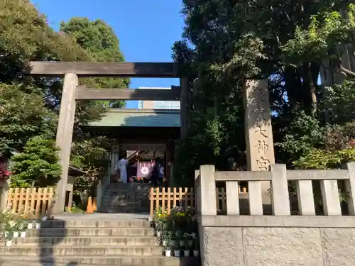 東京大神宮の鳥居