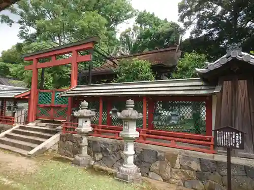 氷室神社の本殿