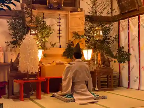 柏原八幡宮のお祭り