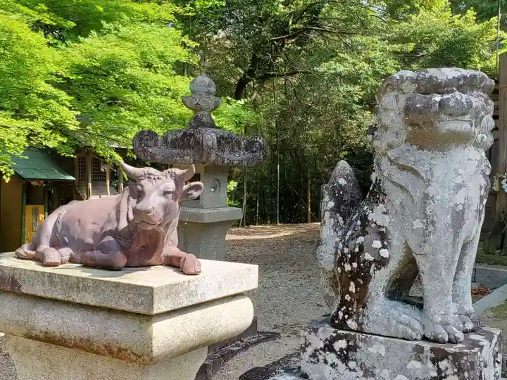 舟城神社の狛犬