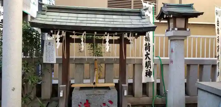 白旗稲荷神社の手水舎