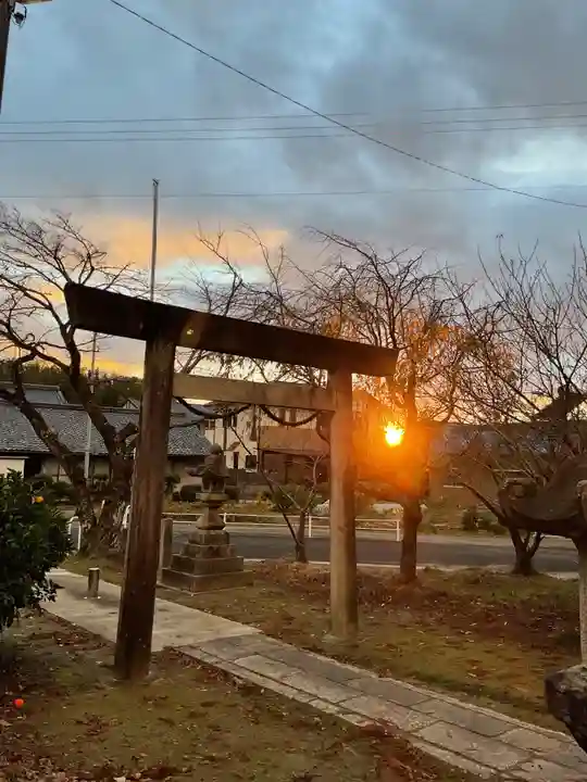 神明社(西島)の鳥居