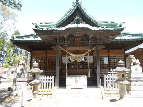 植田八幡神社の本殿・本堂
