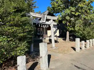 南市田神社の鳥居