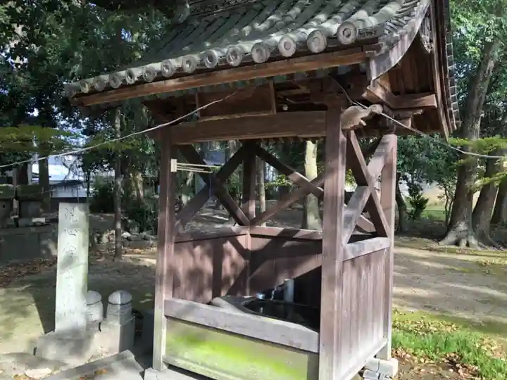 高幢神社の手水舎