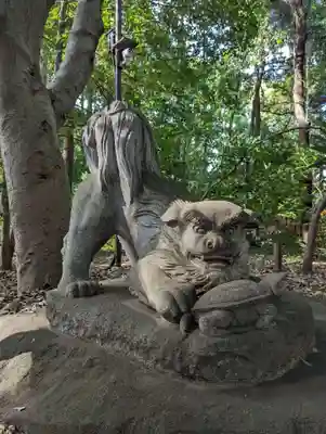 駒木諏訪神社の狛犬