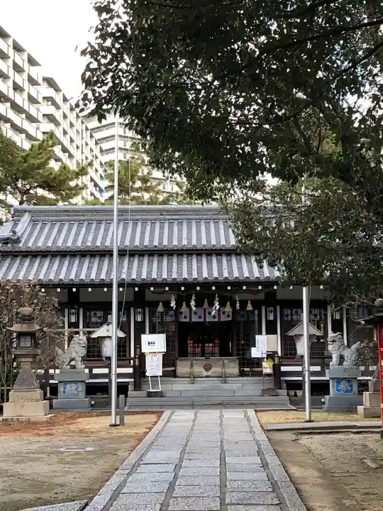 田蓑神社の本殿・本堂