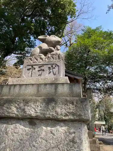 調神社の狛犬